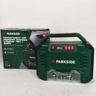 Автомобільний компресор 12/220в Parkside PMK 150 A1 компресор для підкачування коліс ws52468 фото