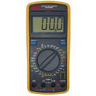Мультиметр HAOYUE DT9208B (26 функцій, тестер діодів і транзисторів, щупи, термопара, підсвітка) ws66828 фото