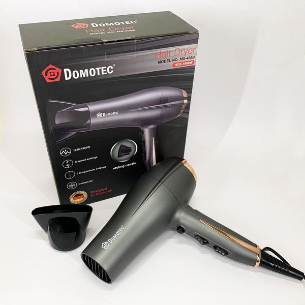 Професійний фен для волосся Domotec MS-409B 1980Вт ws36967 фото