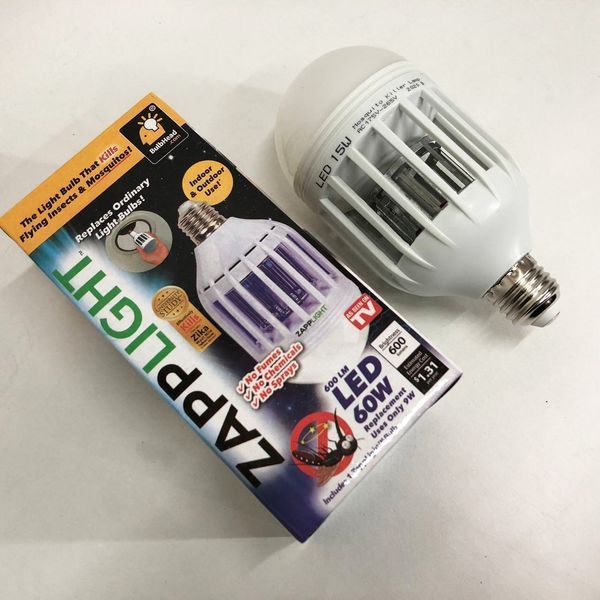 Світлодіодна лампа для комах Zapp Light, електрична пастка для комах, протимоскітна лампа від комарів ws88395 фото