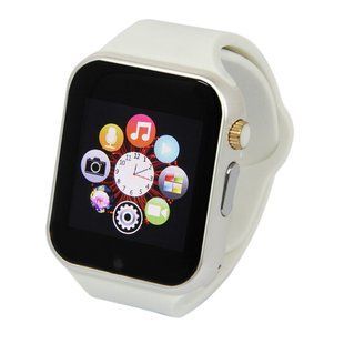 Смарт-годинник Smart Watch A1 розумний електронний зі слотом під sim-карту + карту пам'яті micro-sd. Колір: білий ws73332-4 фото