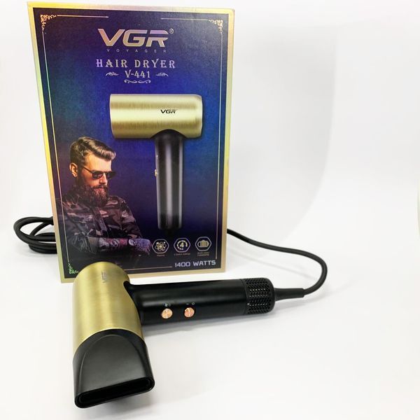 Фен професійний VGR V-441 з 3 рівнями обдування та 4 рівнями температури ws39494 фото