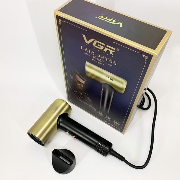 Фен професійний VGR V-441 з 3 рівнями обдування та 4 рівнями температури ws39494 фото