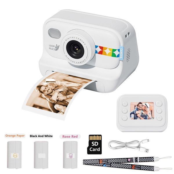 Дитячий фотоапарат миттєвого друку S9 WHITE ws11751-1 фото