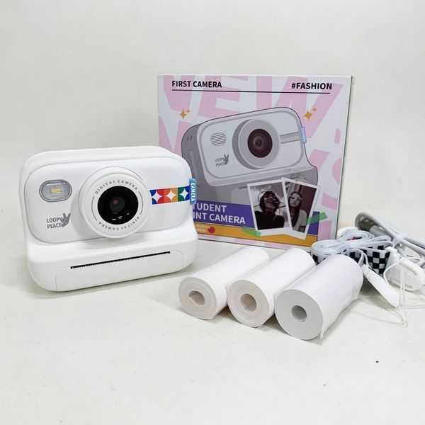 Дитячий фотоапарат миттєвого друку S9 WHITE ws11751-1 фото