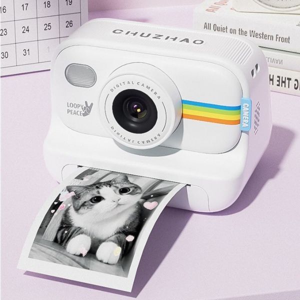 Дитячий фотоапарат миттєвого друку S9 WHITE ws11751-1 фото