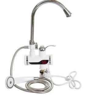 Міні бойлер водонагрівач душ з бічним підключенням Water Heater MP 5208 ws26237 фото