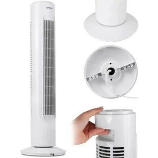 Підлоговий колонний вентилятор Domotec MS -1627 7624 Компактний тихий побутовий вентилятор для дому офісу ws92984 фото