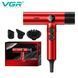 Фен професійний VGR V-401 RED ws29827 фото 2