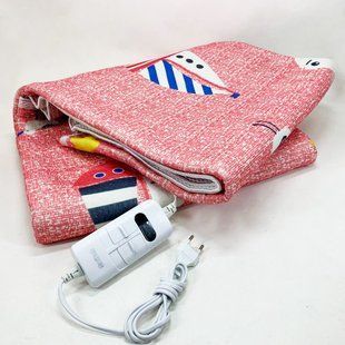 Електропростирадло електричне простирадло з підігрівом Electric Blanket 180х150см червоний ws47745 фото