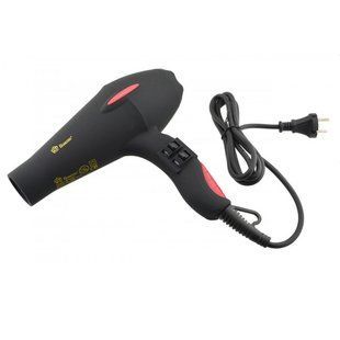 Професійний фен для волосся Domotec MS 0219 з дифузором 3000Вт чорний ws89793 фото