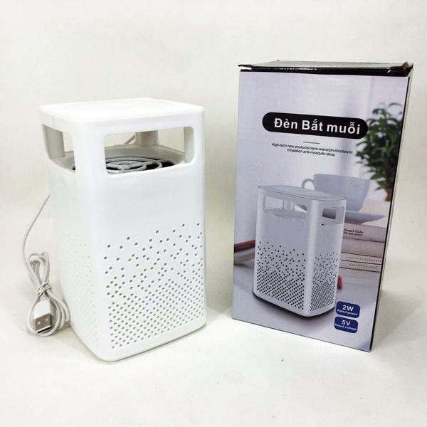 Лампа від комарів USB Bug Zapper Fly. Колір: білий ws19695-1 фото