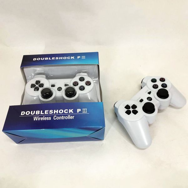 Бездротовий ігровий геймпад Doubleshock PS3/PC акумуляторний джойстик з функцією вібрації. Колір: білий ws52595-1 фото